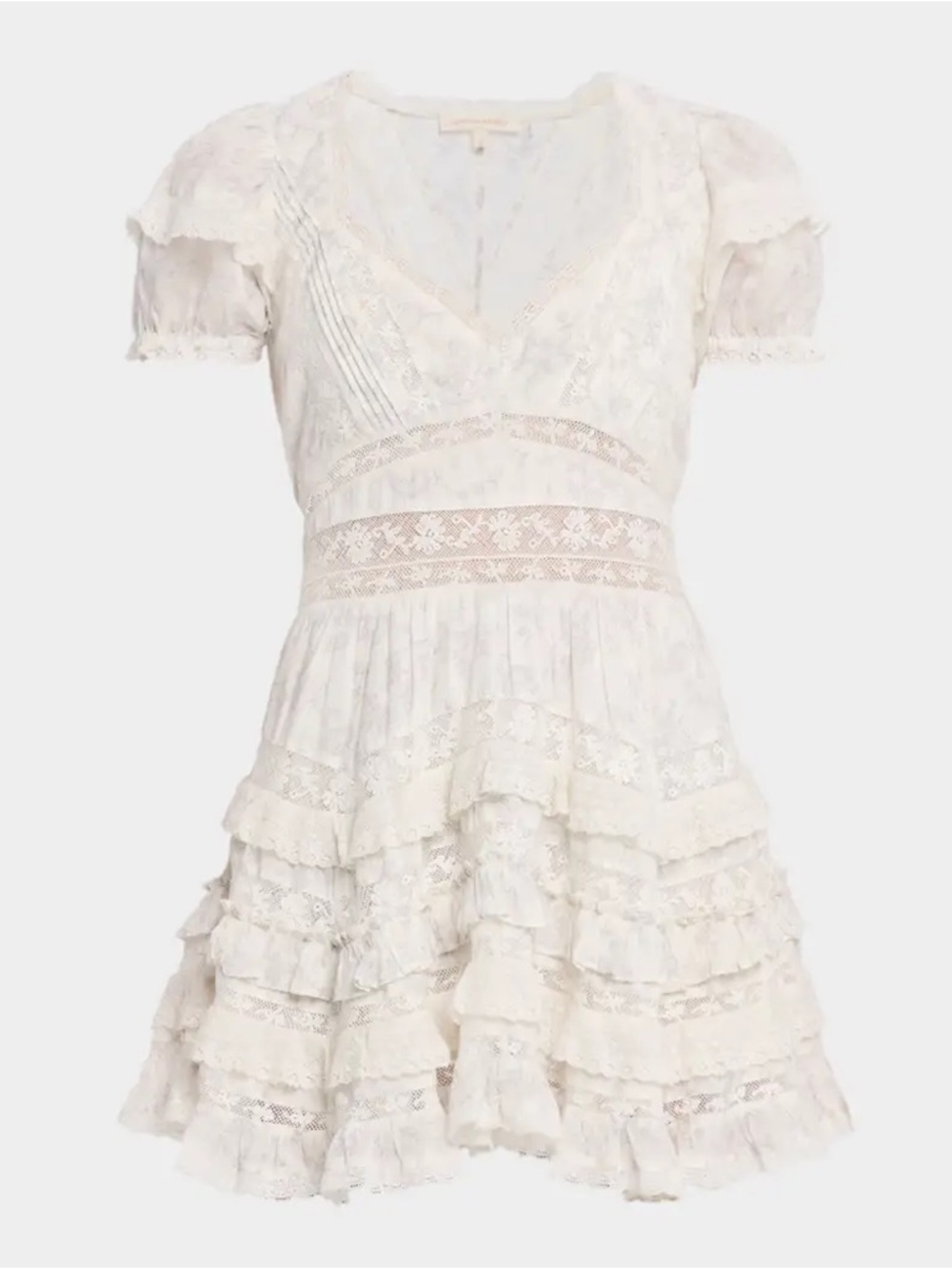 NWT LoveShackFancy Nivara Dress in Chantilly